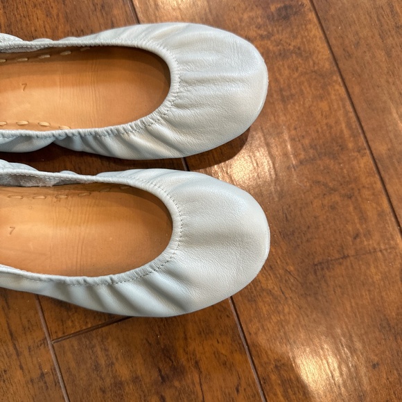 TIEKS Ballet Flats Cool Grey size 7 LIKE NEW - Picture 5 of 6